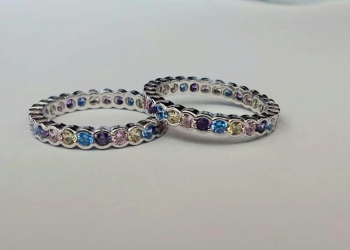 Multi Colour Stacking ring