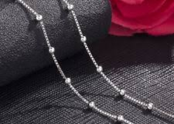 Sterling silver ball necklace